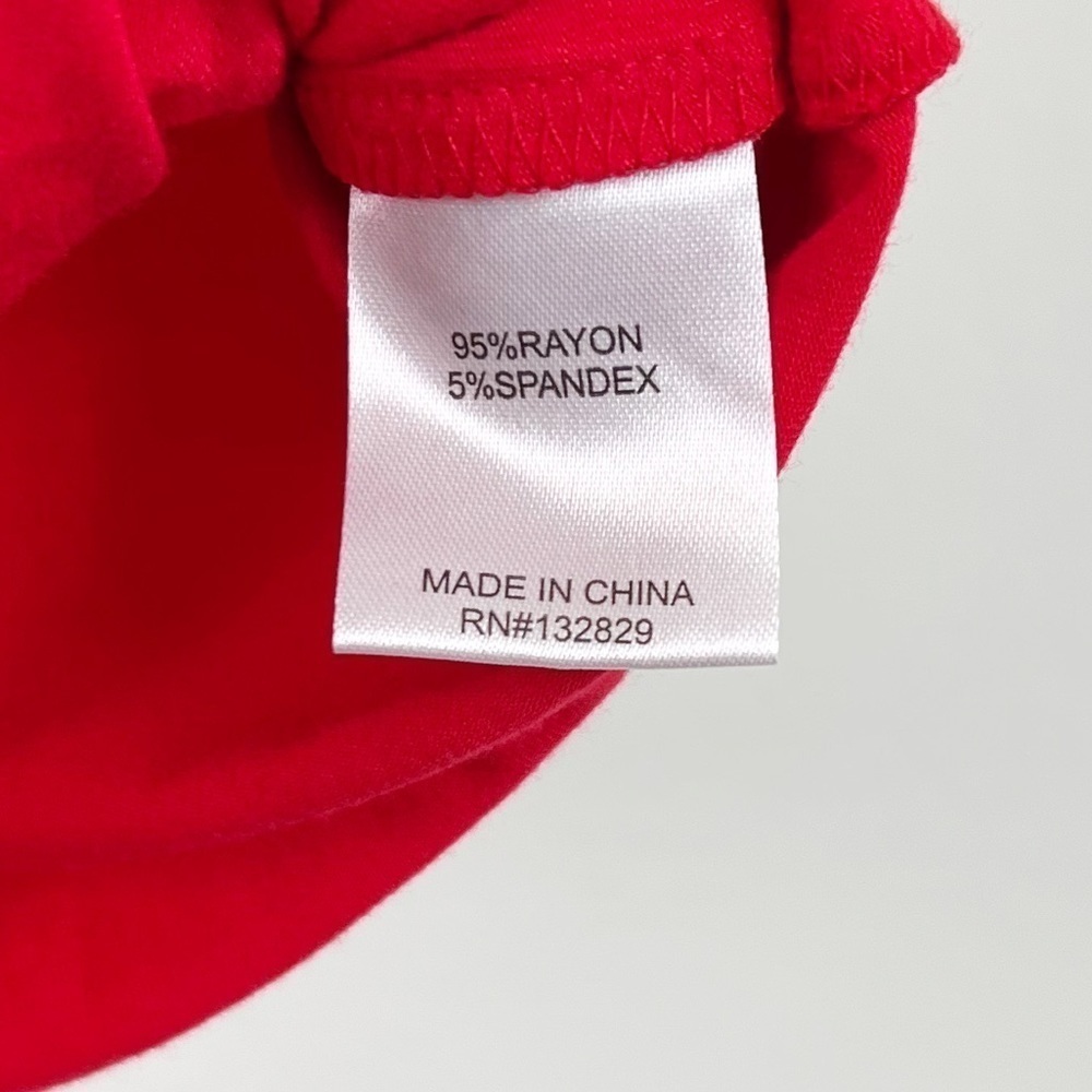 Nwt Superdown Flora Ruffle Cross Back Faux Wrap Bodycon Mini Dress In Red — image 6 of 6